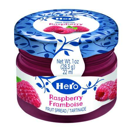 HERO Raspberry Minijar Fruit Spread 1 oz., PK72 2805.209